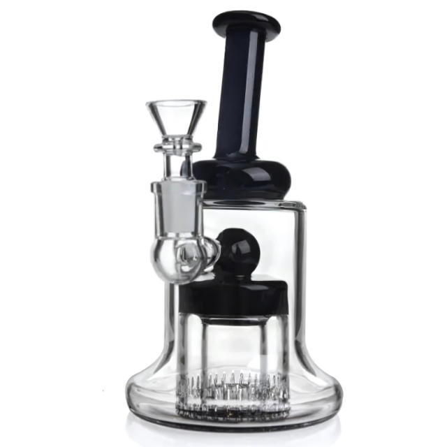 Bubbler Bong with Double Showerhead Percs 7 Inches (PHX 798)