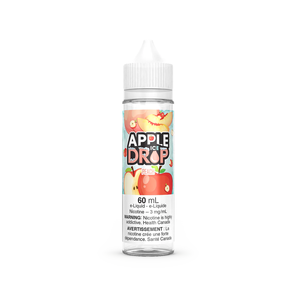 PEACH BY APPLE DROP ICE 60ml Freebase