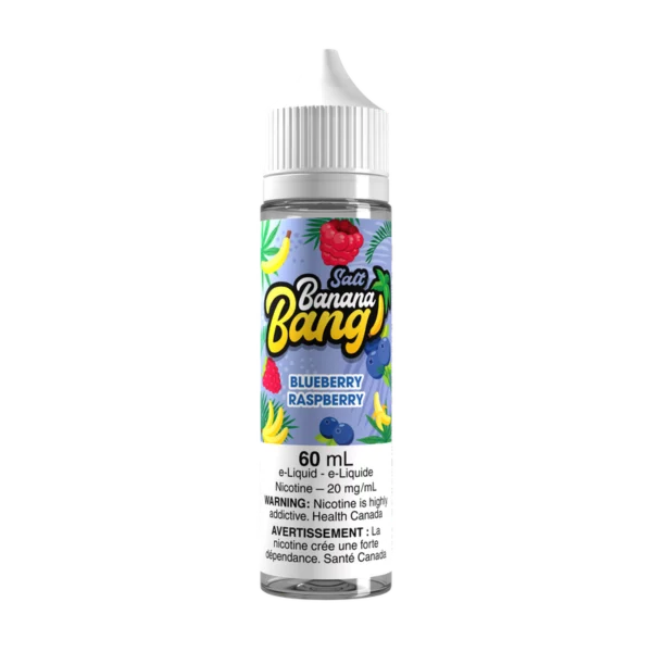 BLUEBERRY RASPBERRY BY BANANA BANG ICE 60ml SALT NIC 20MG
