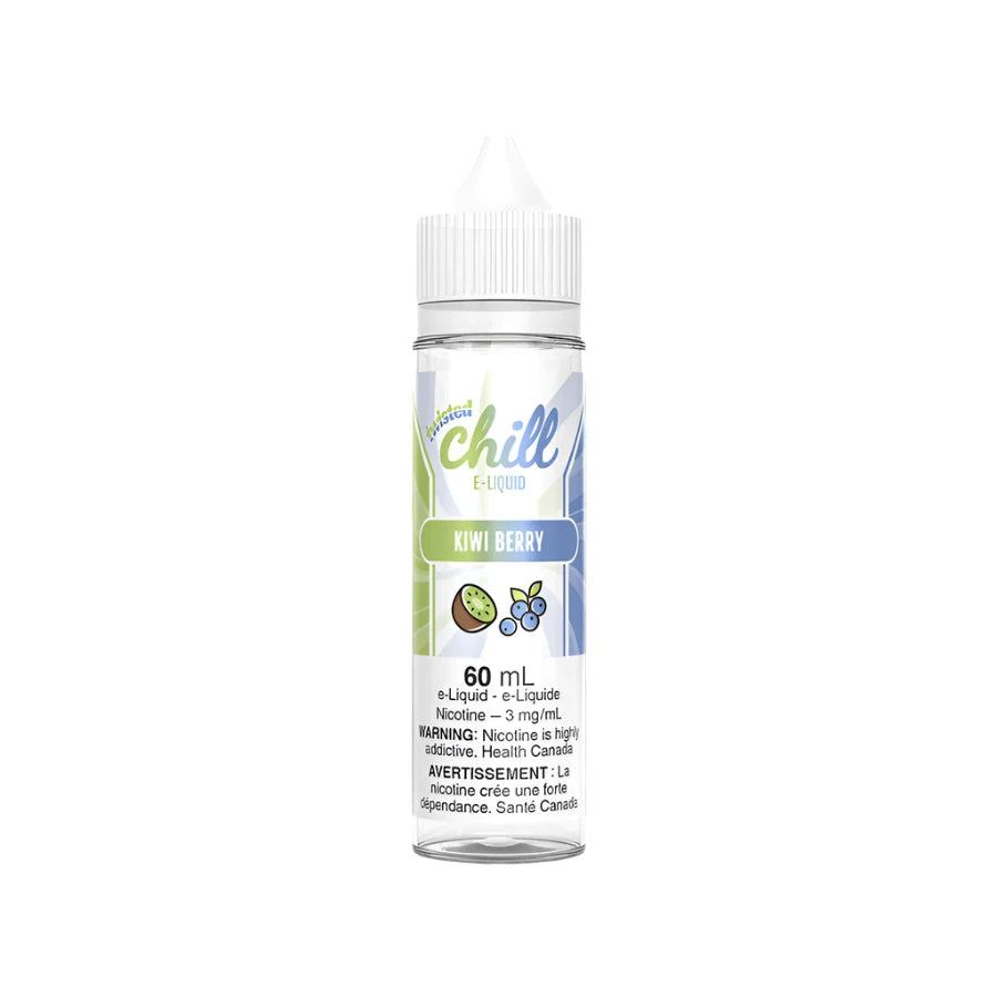 Chill Twisted 60 ml Vape E JUICE - KIWI BERRY Freebase