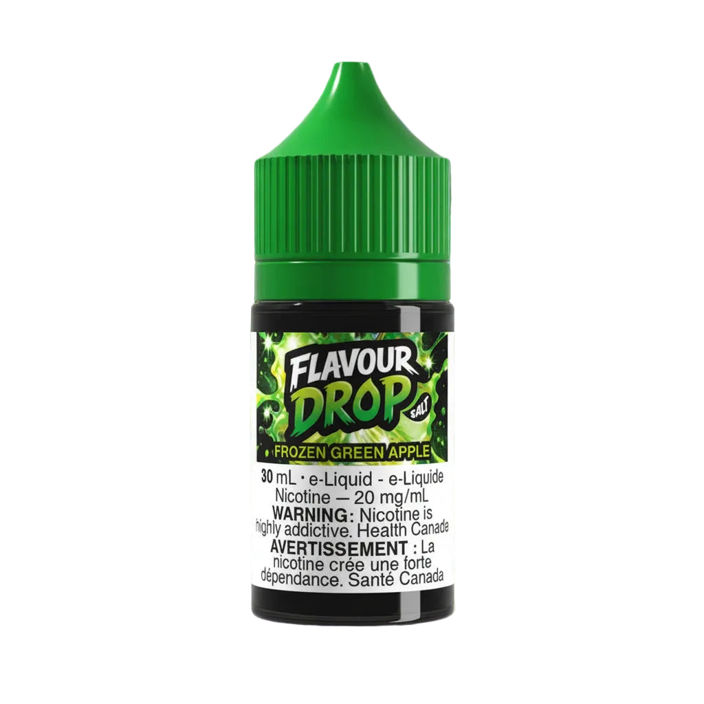 GREEN APPLE frozen By Flavour Drop E-Liquid (30ML SALT) 20 mg Nicotine
