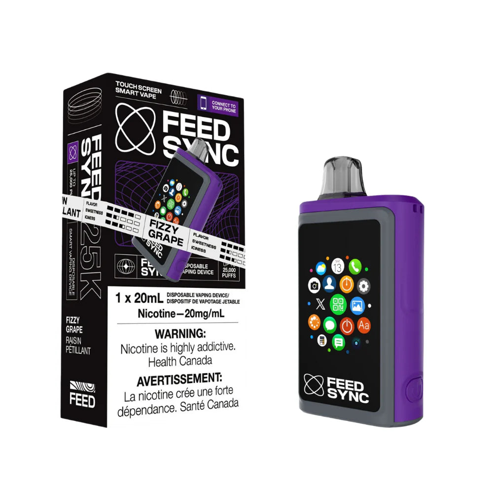 FEED SYNC 25k Puffs Vape jetable-Grain pétillant
