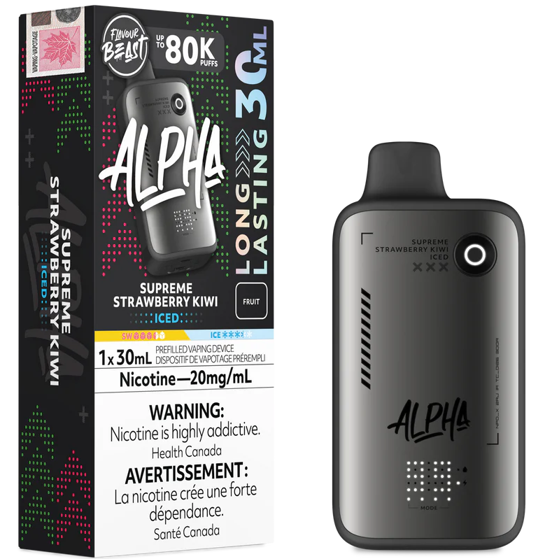 Supreme Strawberry Kiwi Iced – Flavour Beast Alpha 80K / 20mg Nic