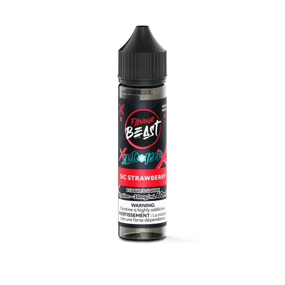Sic Strawberry (ICED) - Flavour Beast E-Liquid - 20mg/60mL