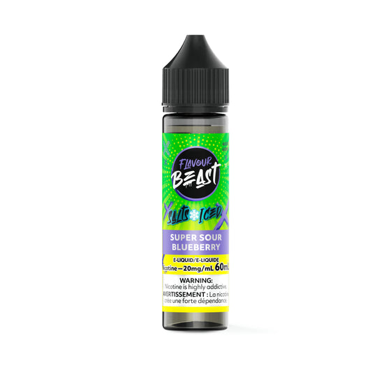 Flavour Beast E-Liquid 60ml- Super Sour Blueberry
