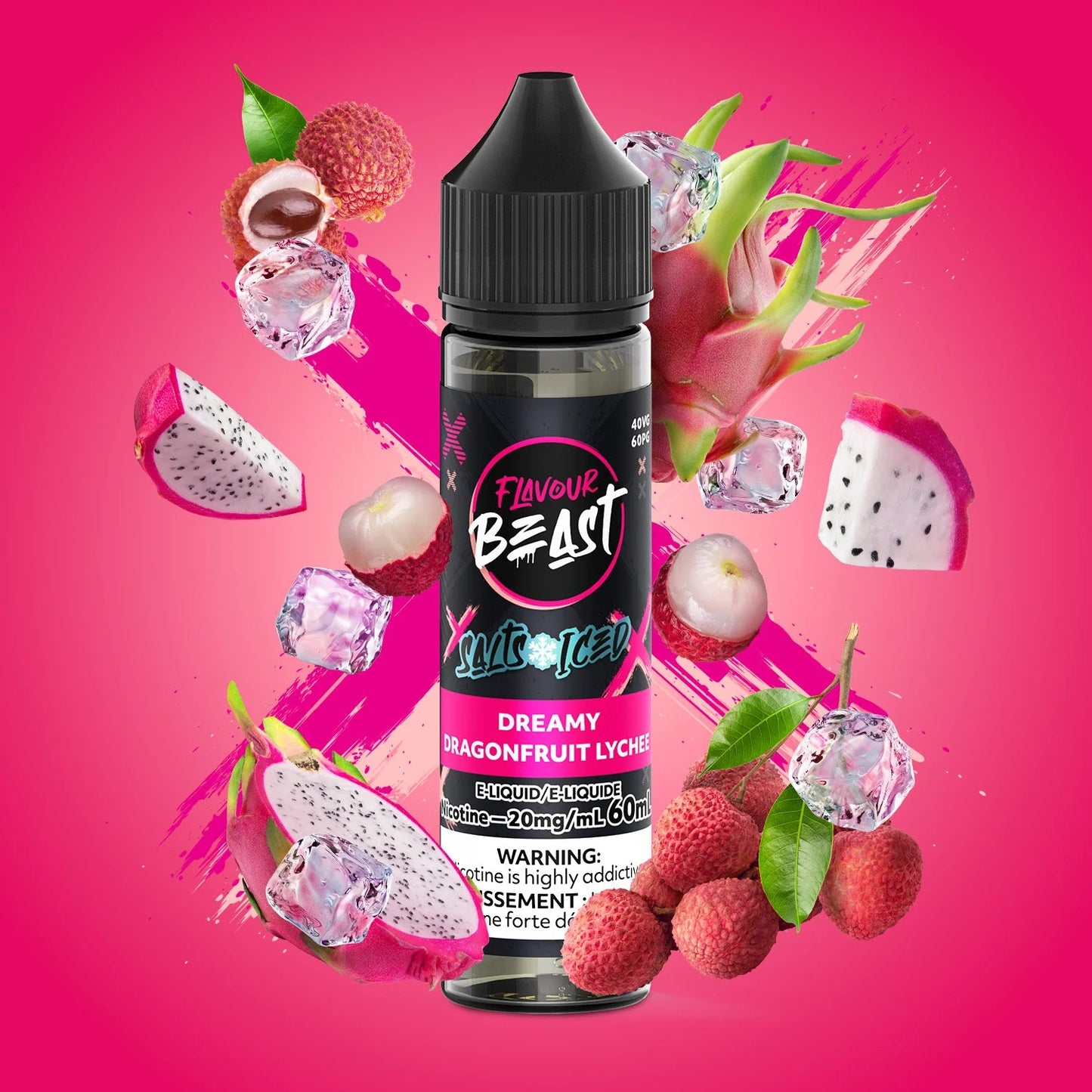 Flavour Beast Salt Nic E-Liquid 60ml | 20mg ( All Flavours )