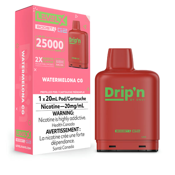 Level x Drip'n Pod 25000-20ml-Watermelona CG (without battery)