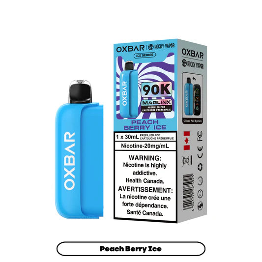 Peach Berry Ice - Oxbar Maglink 90K Prefilled Pod No Battery
