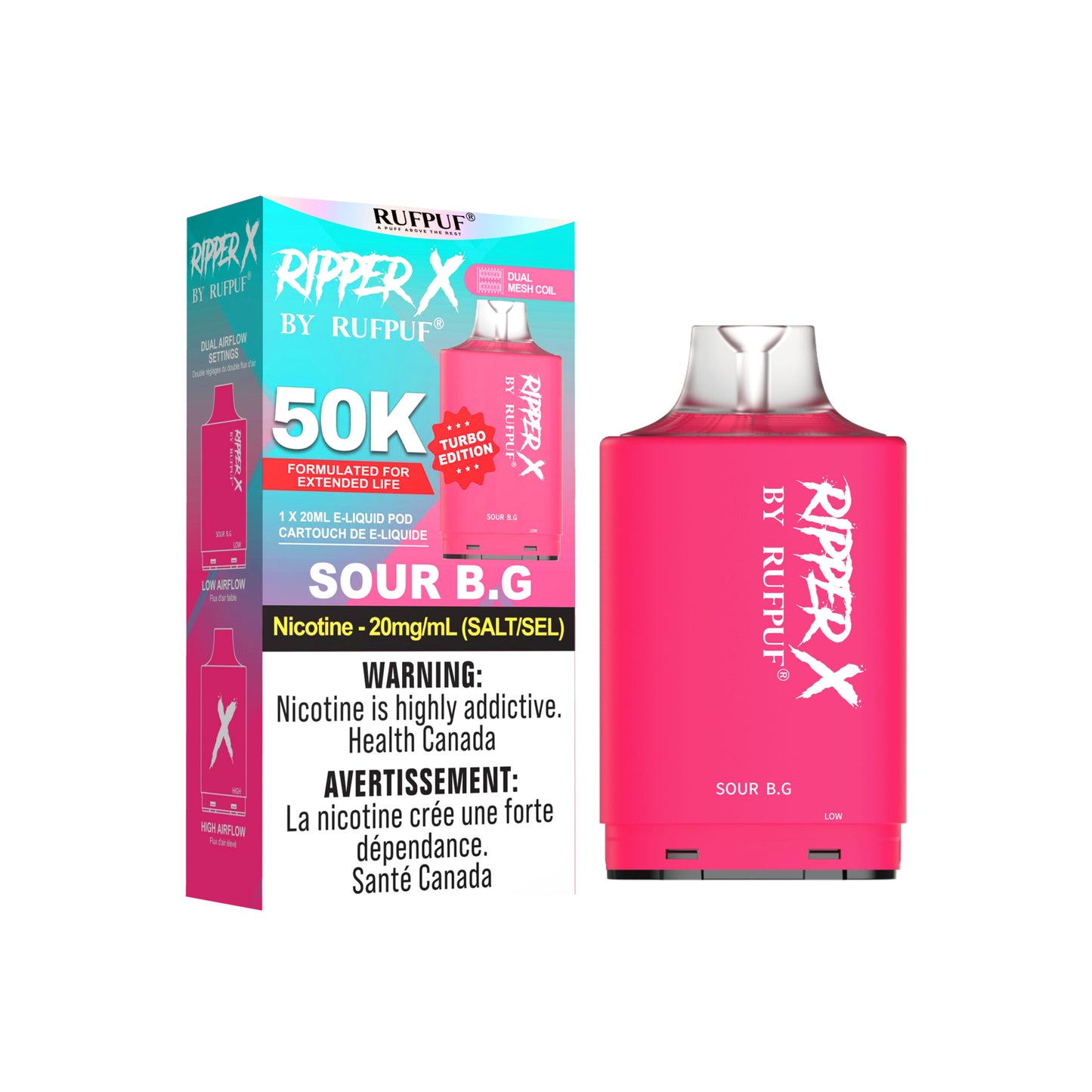 Sour B.G RIPPER X 50K (Without Battery)