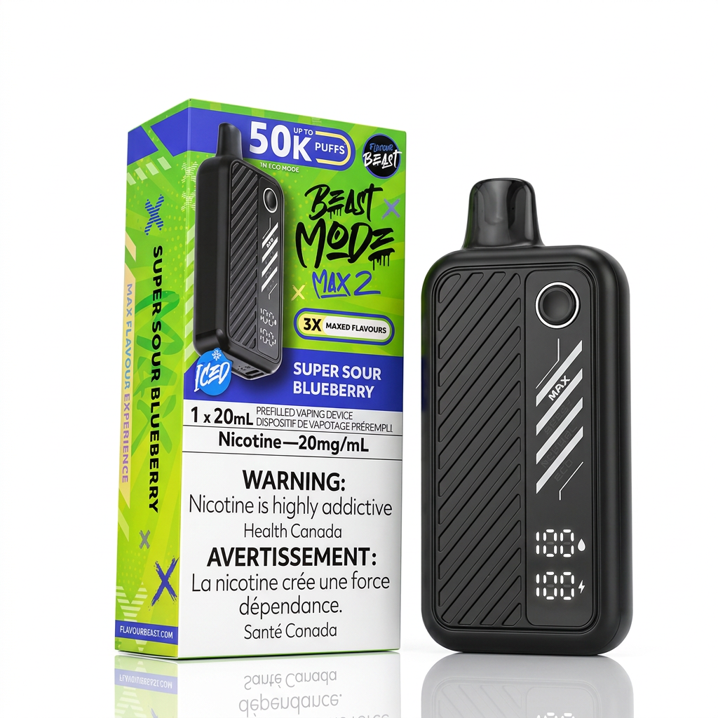 Super Sour Blueberry - Flavour Beast Mode Max 2 Disposable Vape