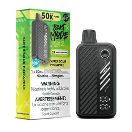 Super Sour Pineapple - Flavour Beast Mode Max 2 50K Disposable Vape (20mg Nic)