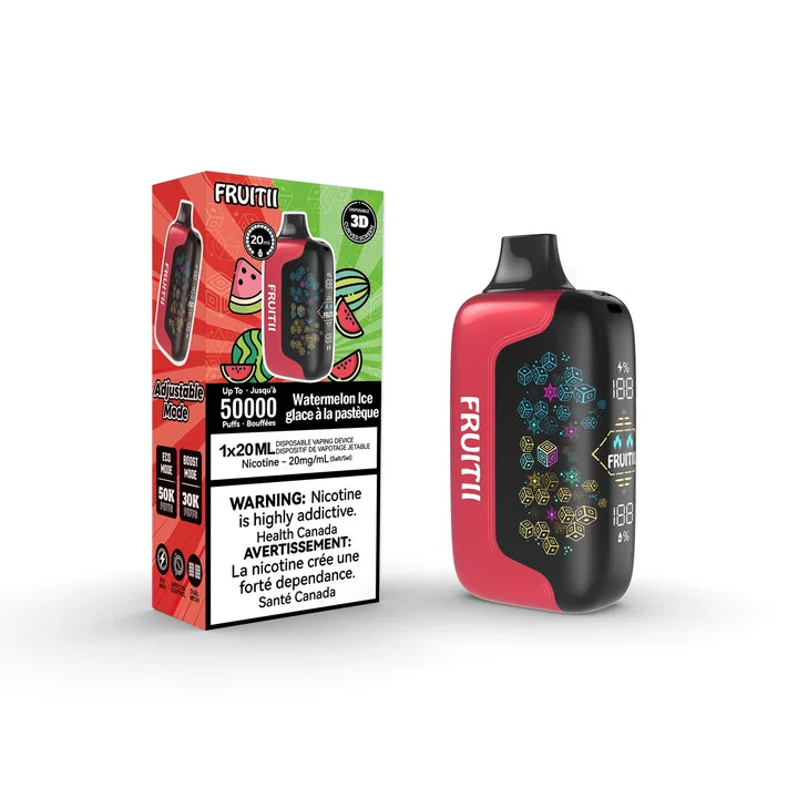 FRUITI DISPOSABLE VAPE 50k Puff | ALL FLAVOURS | CALGARY VAPE DELIVERY