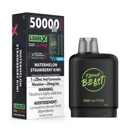 Level X Flavour Beast Chuggin' G2 Ultra 50k - Watermelon strawberry kiwi ice (Without battery)