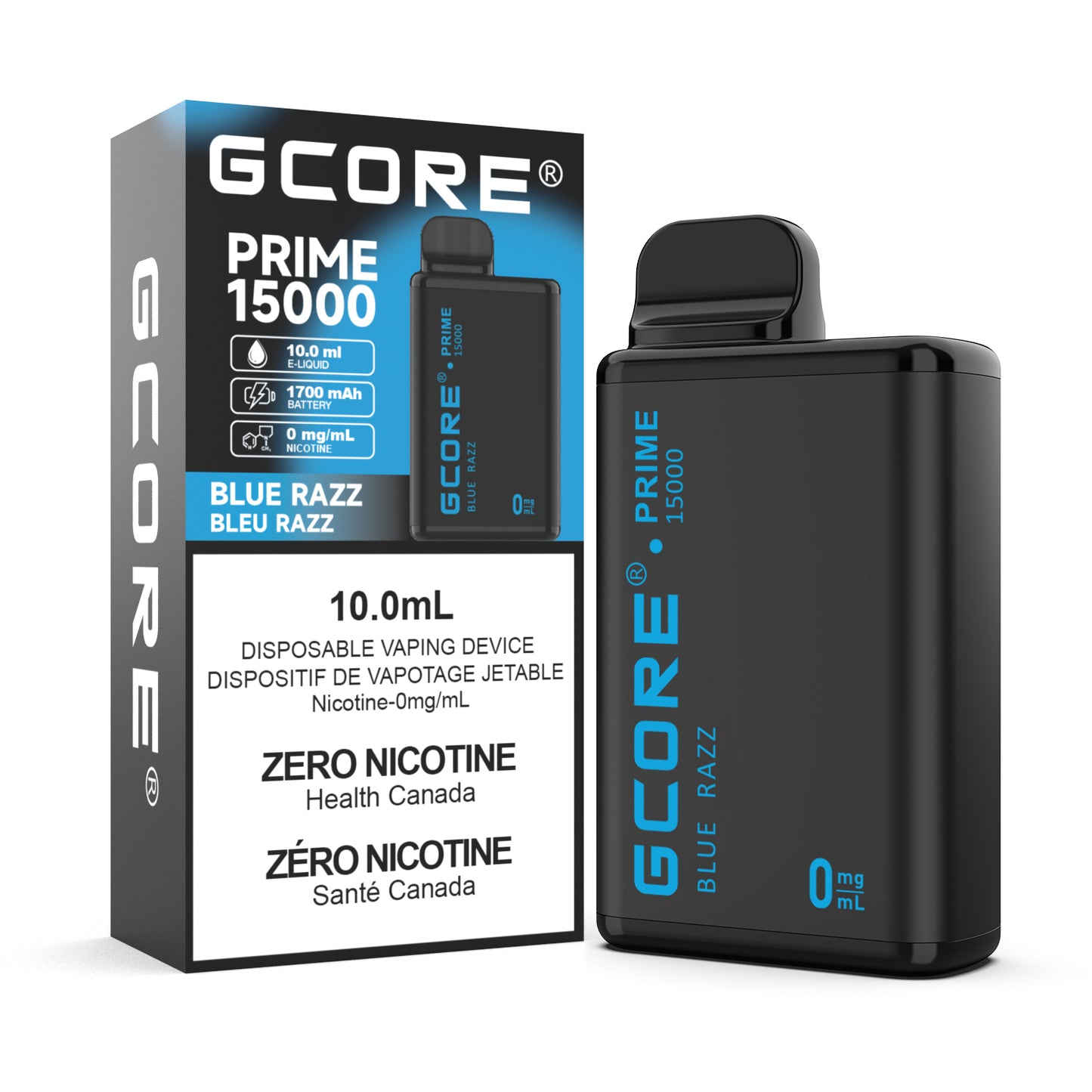 Blue Razz 0mg/ml Prime 15000 Puffs