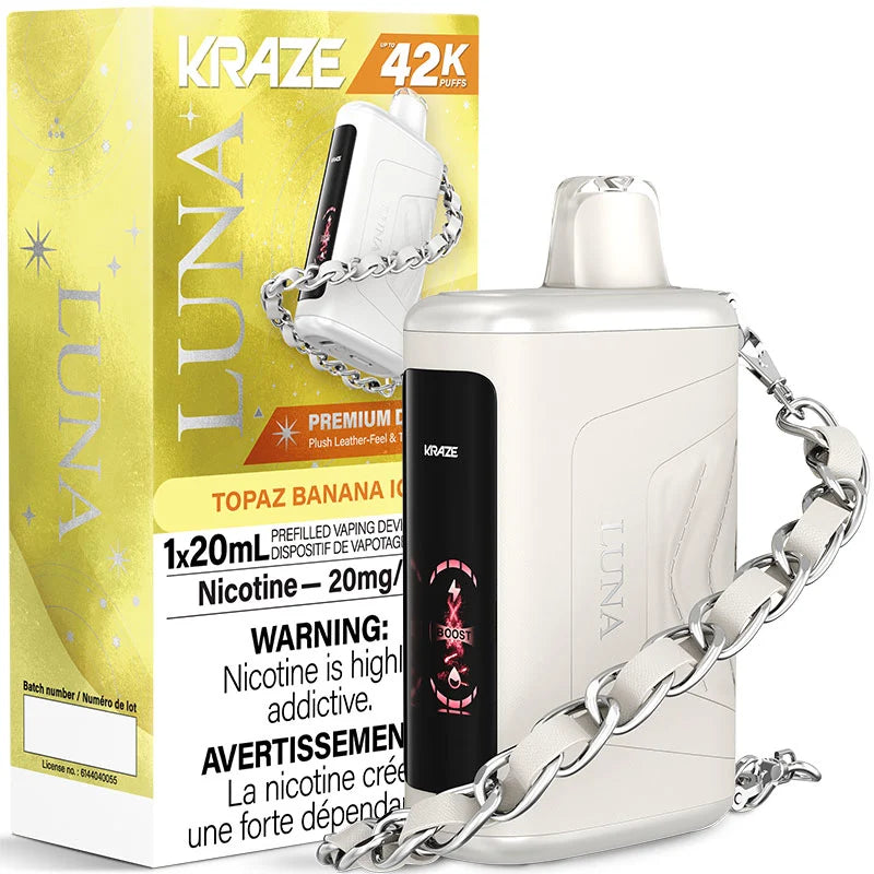 Topaz Banana ICE Kraze Luna 42K | 20mg Disposable Vape