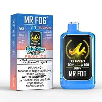 Peach Ice - Steezy Series Mr Fog Nova Upto 36000 Puffs Disposable Vape