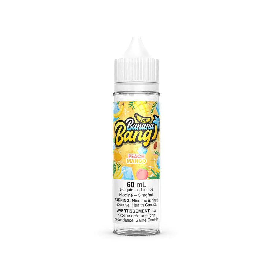 PEACH MANGO BY BANANA BANG ICE 60ml Freebase