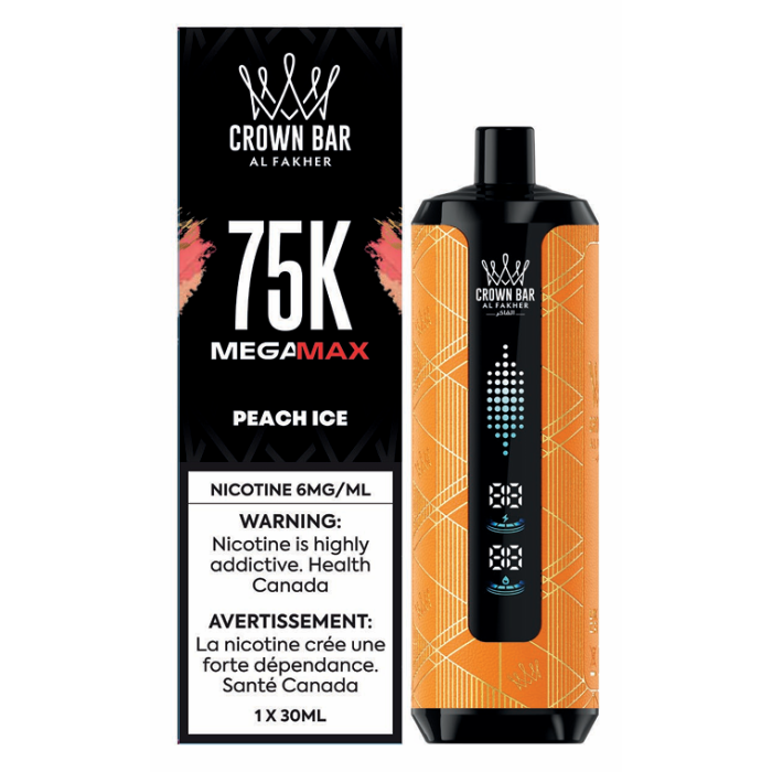 Al Fakher Mega Max 75k Disposable Vape-Peach Ice