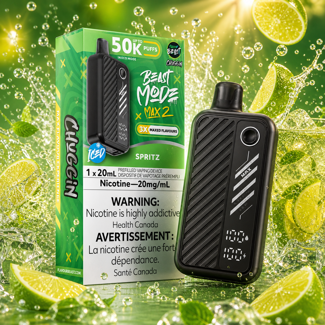 Spritz - Flavour Beast Mode MAX 2 Disposable Vape