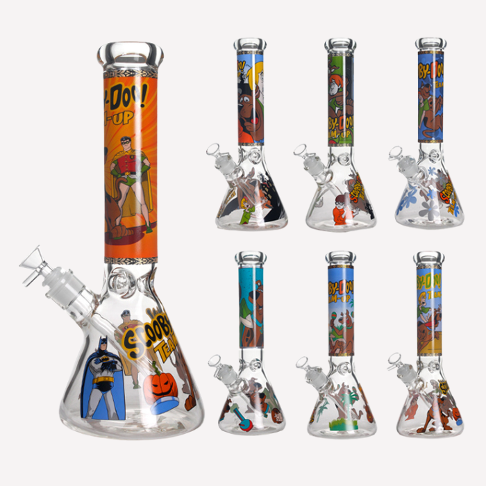 Scooby Doo Glass Bong with Removable Downstem 14 Inch [ Model : WP294   Calgary Vape Delivery
