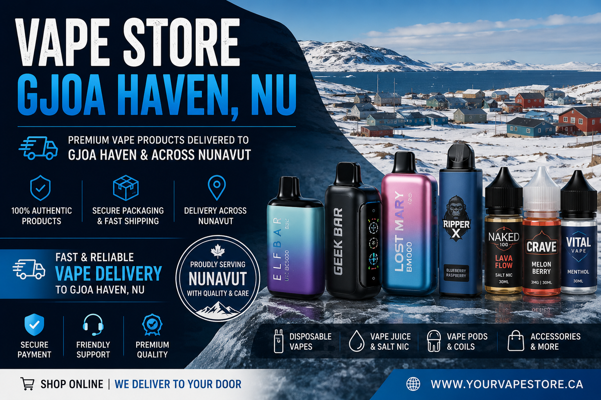 Vape Store in Gjoa Haven, Nunavut 