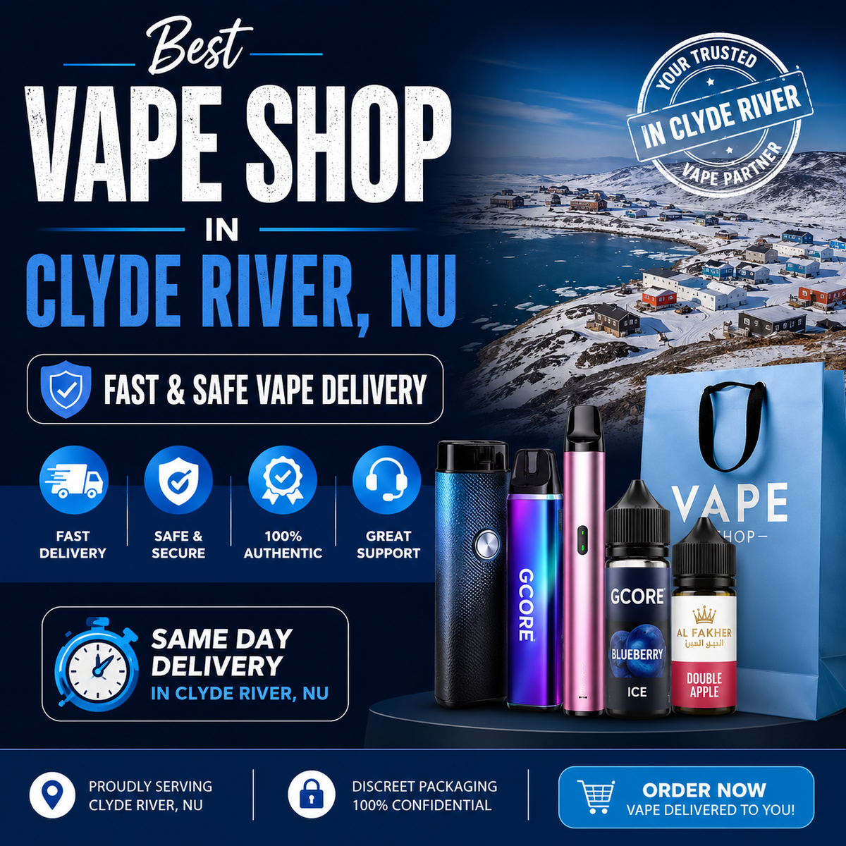 Best Vape Shop in Clyde River, NU