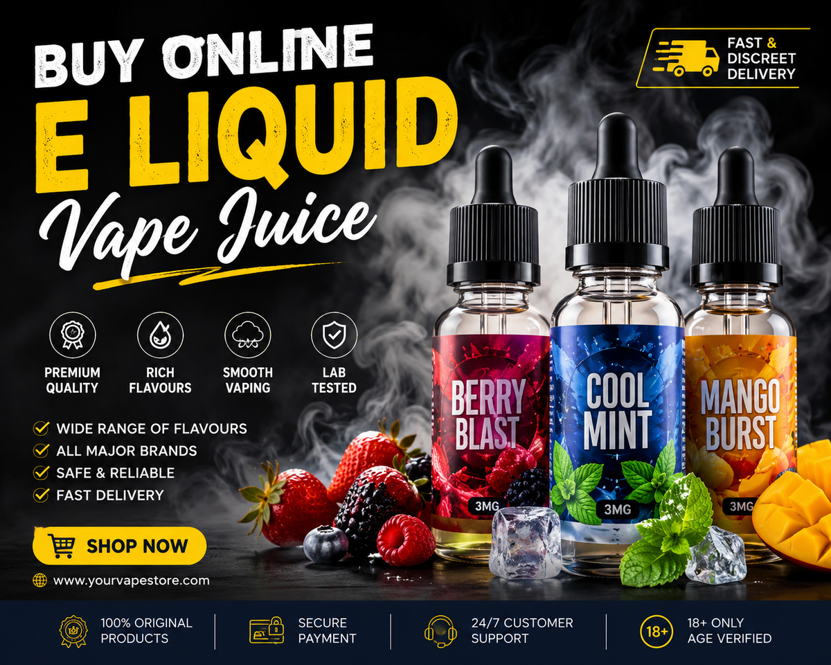 Buy Online E LIQUID Vape Juice