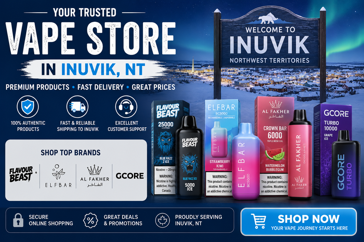  vape store in Inuvik, north territories 