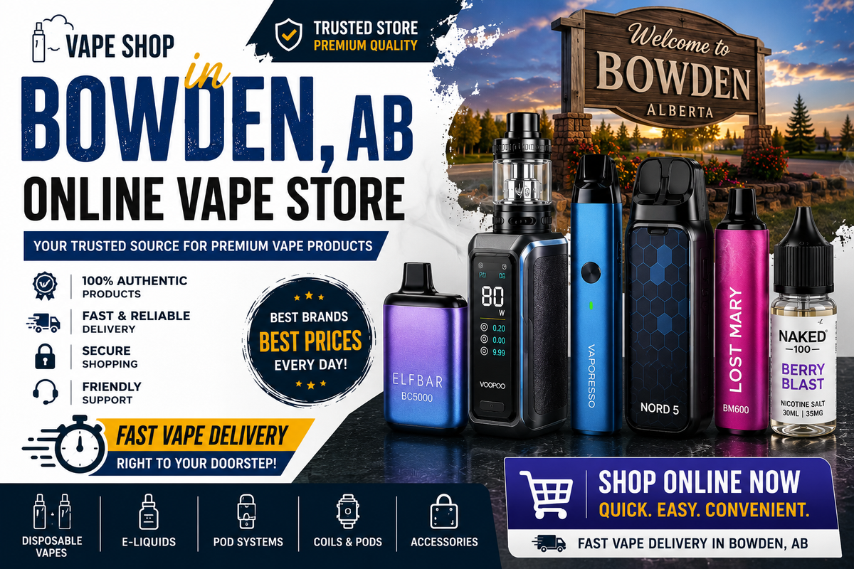 Vape Shop in Bowden, AB
