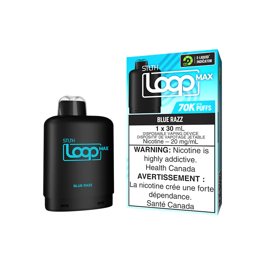 STLTH LOOP MAX POD PACK -BLUE RAZZ (Without Battery)