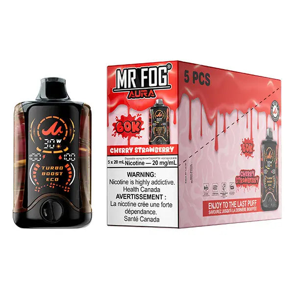 Mr Fog Aura 60k Disposable-Cherry Strawberry