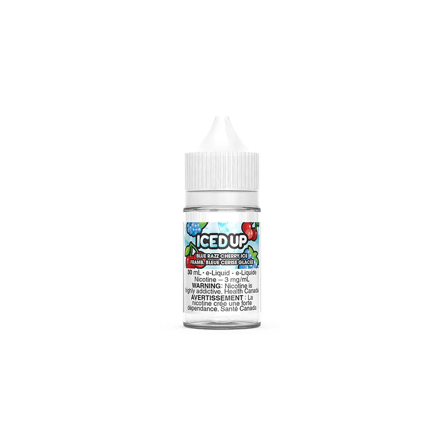 Iced up freebase -Blue razz cherry ice