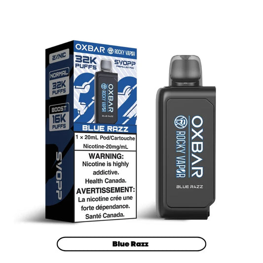 Svopp Rocky Vapor Oxbar [Prefilled Pods] 32K -Blue Razz