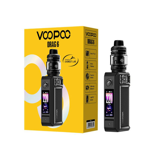 Voopoo Drag 6 Starter Kit Black 5mL  [CRC Version]