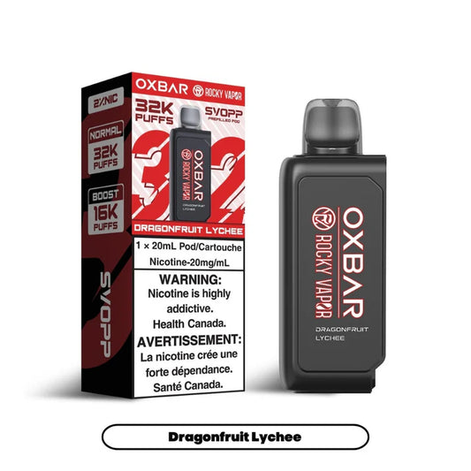 Svopp Rocky Vapor Oxbar [Prefilled Pods] 32K -Dragonfruit Lychee