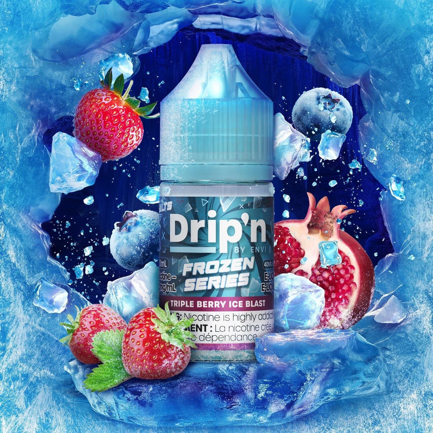 Tripple Berry Ice Blast : Drip'n Refresh E-Liquids 30ml / 20 MG - Best Vape Juice