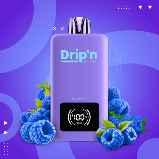 Blue Razz - Drip'n by Envi Disposable 70k Puffs
