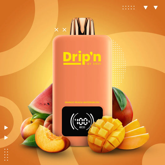 Mango Peach Watermelon - Drip'n by Envi Disposable 70k Puffs