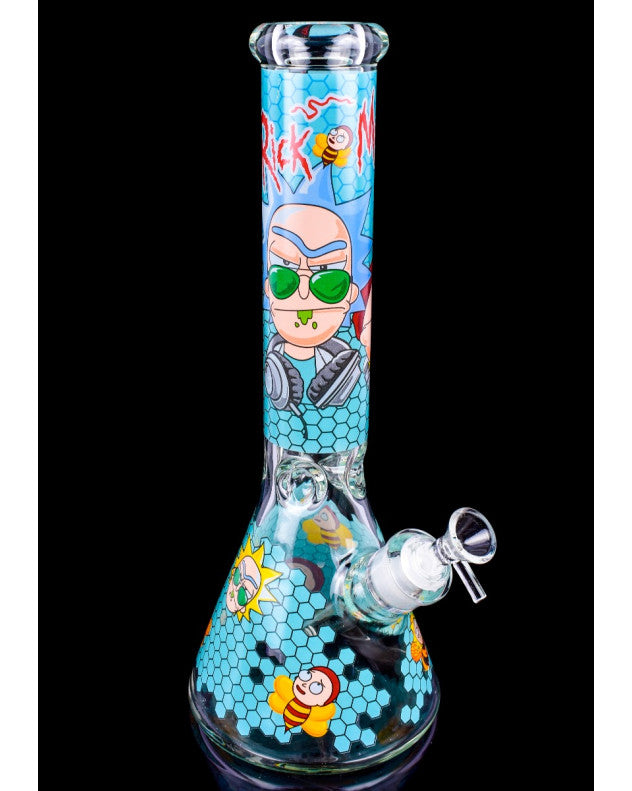 14" Rick & Morty Beaker Bong - 5 Color [wp292]