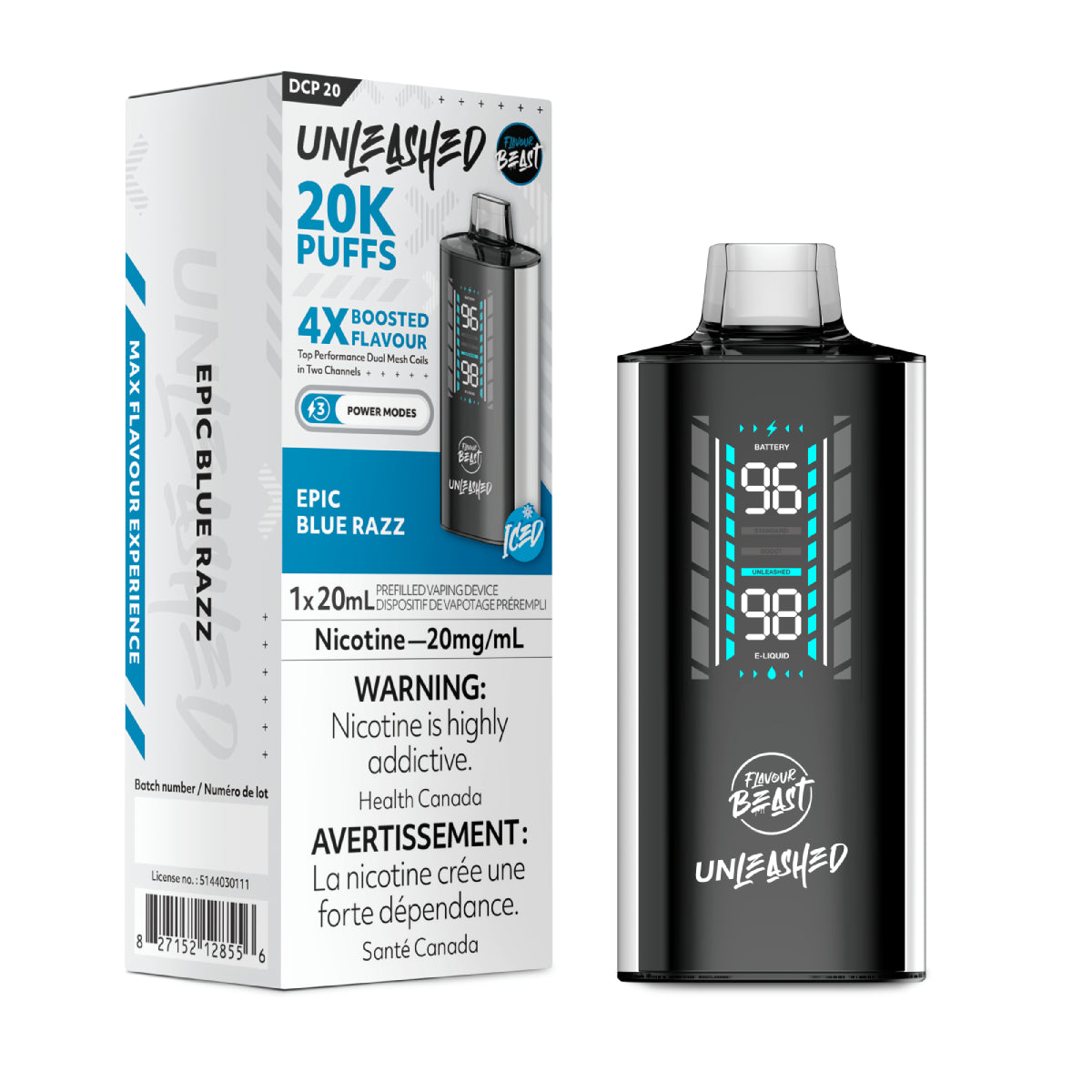 FLAVOUR BEAST UNLEASHED 20K DISPOSABLE VAPE