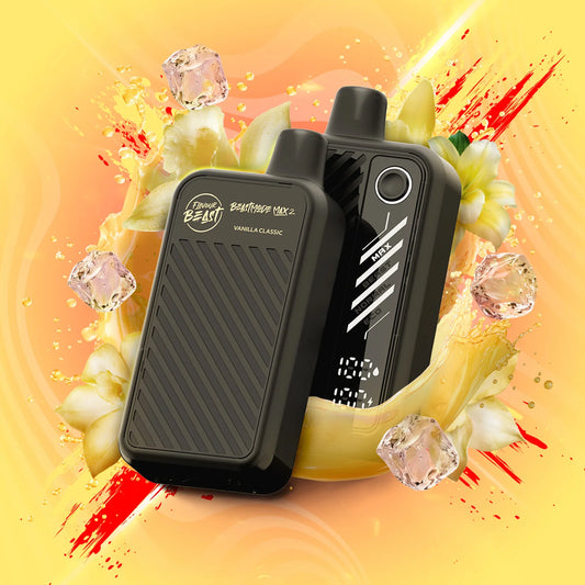 Vanilla Classic Ice : Flavour Beast Mode Max 2 Disposable Vape- 20 mg nic