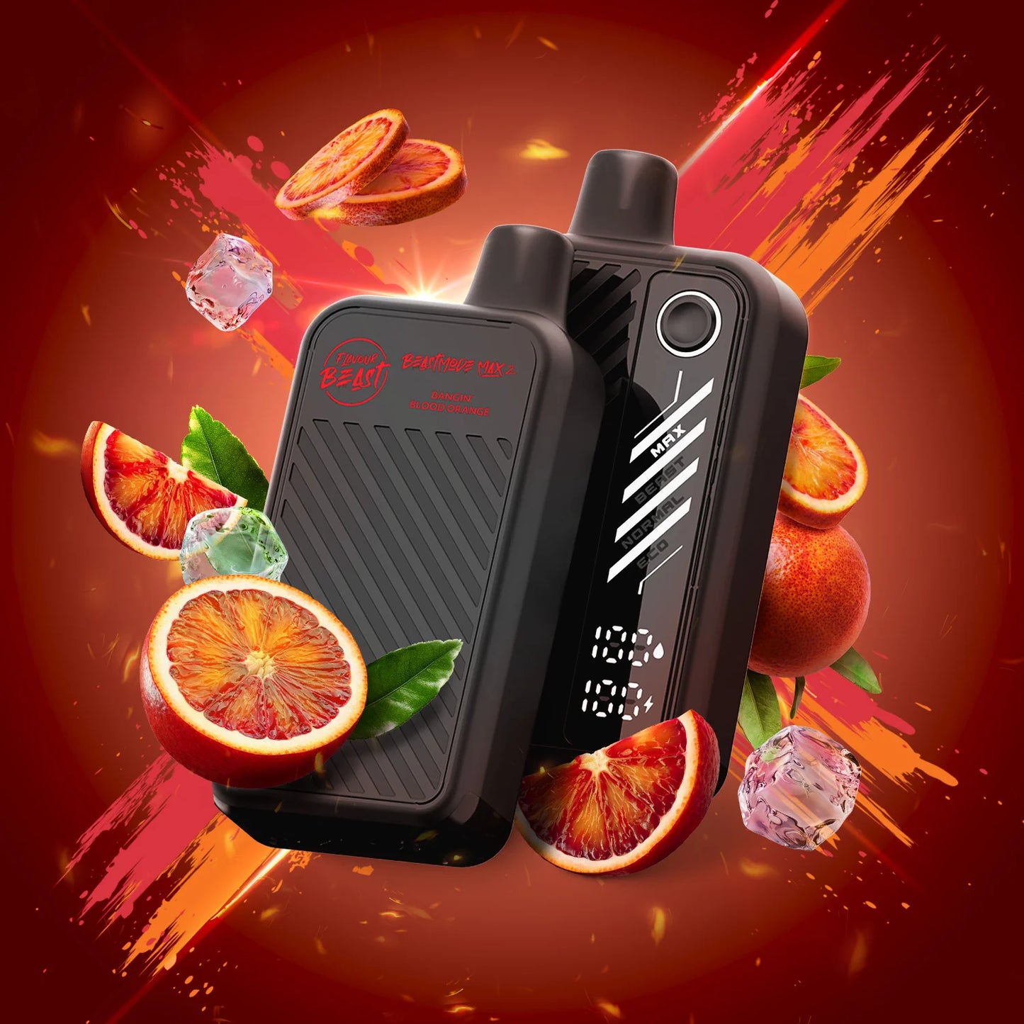 Bangin' Blood Orange : Flavour Beast Beast Mode Max 2 50k Disposable - 20 mg nic