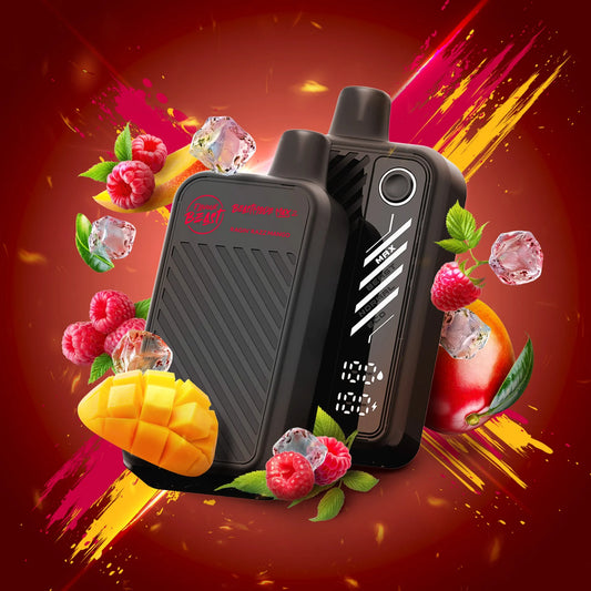 Ragin' Razz Mango : Flavour Beast Mode Max 2 50k-Disposable Vape- 20MG