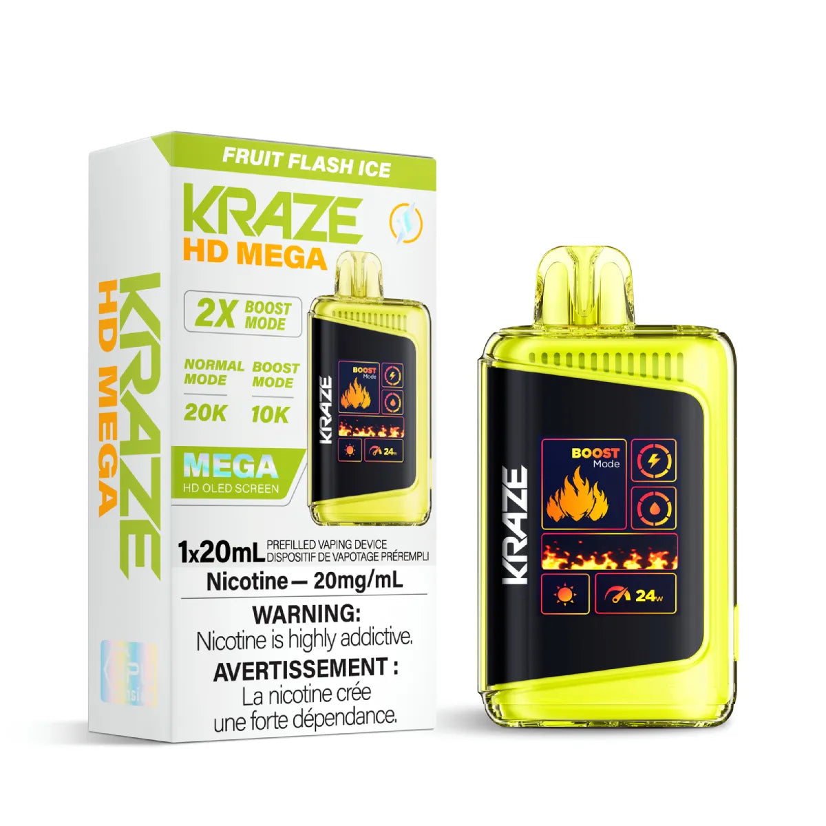 KRAZE HD MEGA 20K DISPOSABLE VAPE