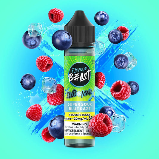 Super Sour Blue Razz - Flavour Beast E-Liquid