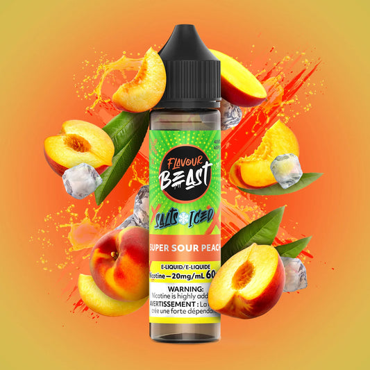 Flavour Beast E-Liquid - Super Sour Peach 20mg/60mL