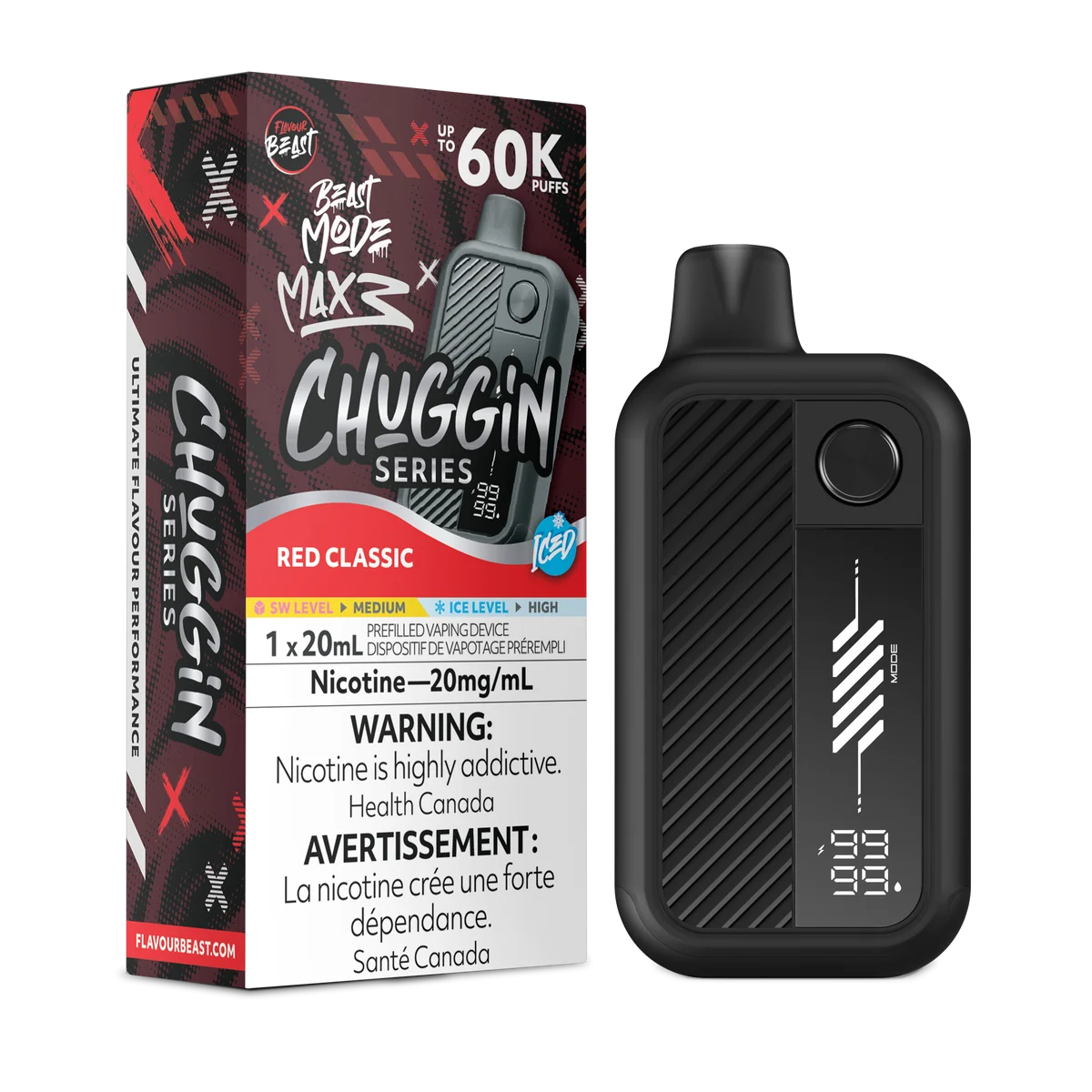 Flavour Beast Mode Max 3 | 60K Disposable Vape (All Flavours) | Calgary vape delivery