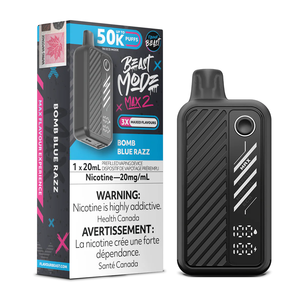 Flavour Beast Mode Max 2 50K Disposable Vape (All Flavours) ( 20 mg )