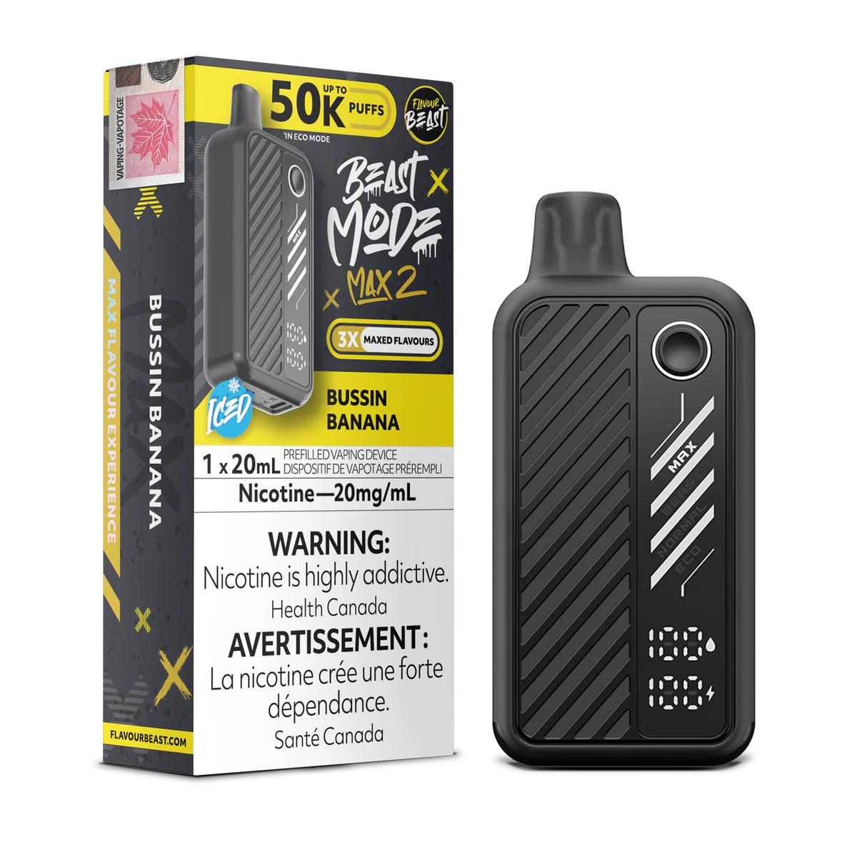 Flavour Beast Mode Max 2 50K Disposable Vape (All Flavours) ( 20 mg )