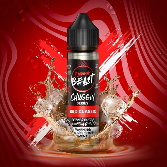 Chuggin Red Classic (Iced) - Flavour Beast E-Liquid - (60mL) / 20 mg Nic